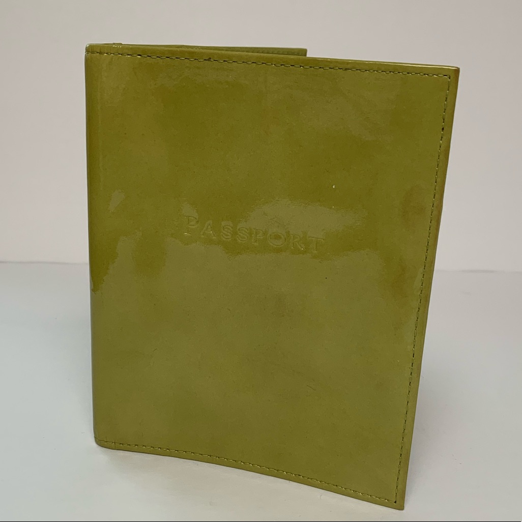 Chartreuse Green Passport Case